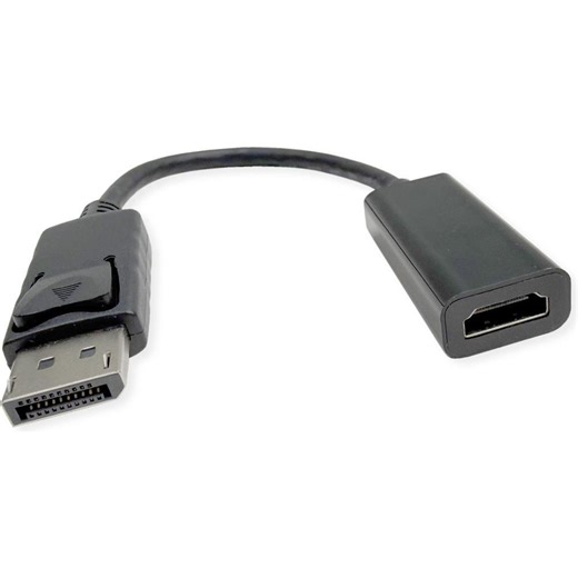 Roline 8K DisplayPort-HDMI Adapter, DP ST - HDMI BU (HDMI, 23 cm)