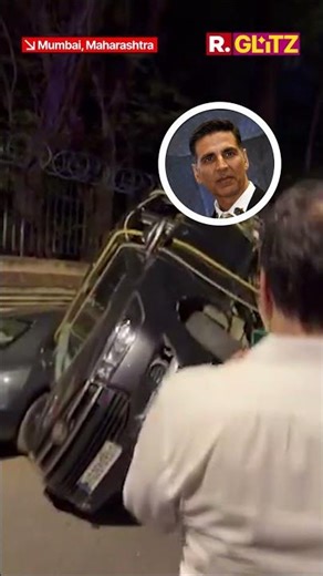 Akshay Kumar’s Security Car Overturns After Collision in Mumbai
