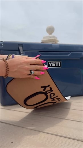 Beach days, boat days, Spring Break nights, custom cooler tops ready for it all 🌊 | The Decked Out Factory