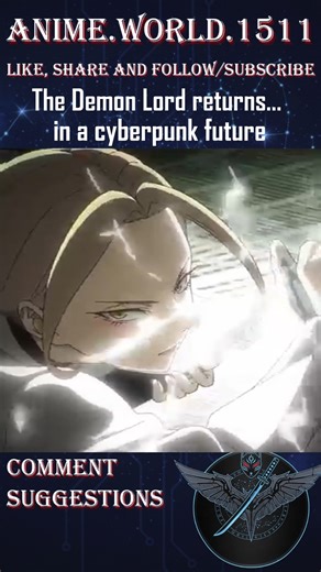 @anime.world.1511 on Instagram: "Anime Details 👇 📌 Anime Name: Demon Lord 2099 🧩 Genre: Action, Dark Fantasy, Cyberpunk ⭐ Rating: N/A ⏰ Status: Upcoming 🔊 English Dub: TBA . . Synopsis: The legendary Demon Lord awakens in the year 2099—a future ruled by neon lights, advanced technology, and corrupted power systems. Magic clashes with machines as an ancient ruler navigates a cyberpunk world that no longer remembers fear. A bold fusion of dark fantasy and sci-fi where domination isn’t about ma