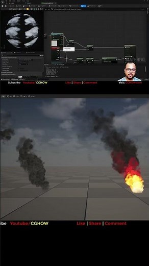 Basic Smoke to Burning Smoke in Unreal Engine 5 Niagara Tutorial