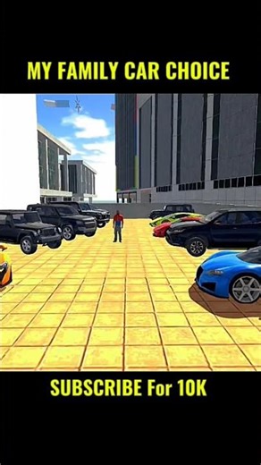 MY FAMILY CAR BIKE CHOICE VS ME☠️😎 IN INDIAN BIKE DRIVING 3D ll #indianbikedriving3d #ajayray