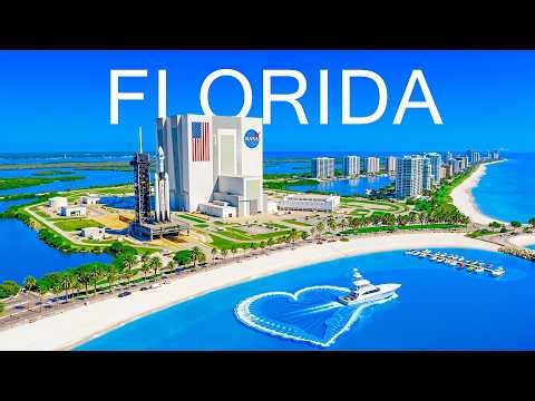 Florida 4K 🇺🇸 | Tropical Beaches & Endless Summer Vibes | Deep House 🎧