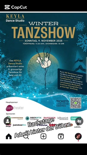 9.11.25 Florin und ich betreuten heute von 8h - 11h, 13.30h - 18h die jüngsten Tänzerinnen. 4J - 6J. Aufregung, Nervenkitzel, Freude, Tränen, Lachen, Weinen.... ja das ganze aufregende Programm von Kindern vor ihrem Auftritt. Wir unterstützen alle beim Einkleiden, Ruhe bewaren, Auftritt, zur Bühen bringen und abholen wie Kleidungswechsel... alles musste klappen. Funktionierte super. Florin und ich hatten es im Griff. Also wer Kinder hat und die gerne auch tanzen lernen möchten, schaut' bei @KEYL