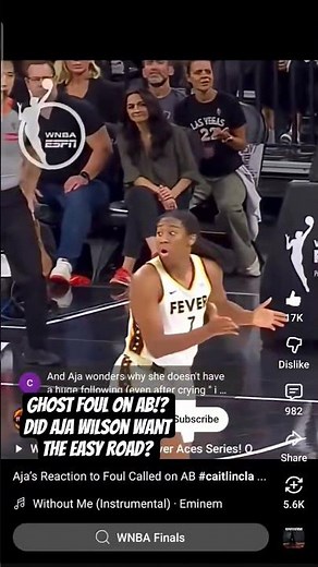 Ghost Foul On AB Applauded by A'ja Wilson is Nasty Work!