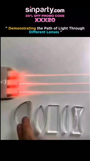 Physics Explorer on Instagram: "The experiment titled “Demonstrating the Path of Light Through Different Lenses” shows how light behaves when it passes through various types of lenses, such as convex and concave. When a beam of light travels through a convex lens, it bends inward and converges at a focal point, demonstrating how such lenses are used to focus light in devices like magnifying glasses or cameras. In contrast, when light passes through a concave lens, it spreads outward or diverges,