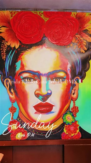 Visiting the iconic Frida Kahlo Museum while exploring Mexico City 🎨🇲🇽✨ #FridaKahlo #CasaAzul #MexicoCity #TravelTikTok #CDMX @Steph Bernal ✨️𓂀🪬𓋹🌈👁✨️