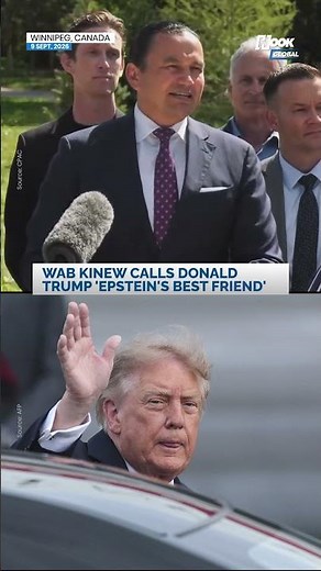 ‘Trump Is Jeffrey Epstein’s Best Friend’: Wab Kinew Demands Files Released