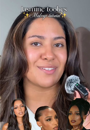 Jasmine tookes makeup tutorial 🤎✨ @Jasmine Tookes LISTA DE PRODUCTOS Primer tono Solar @Bissú Base born this way soft matte tono honey @Too Faced Corrector bye under eye 35.5 w @IT Cosmetics Corrector clarito 12.5 @Beauty Creations México Contour on the horizon @Rare Beauty Bronzer en polvo hoola tono toasted @Benefit Cosmetics MX Blush tono canela de Bissú Baking powder tono banana bread de @Huda Beauty B-Goldi bright drops @Drunk Elephant Paleta de sombras Born this way the natural nudes de T