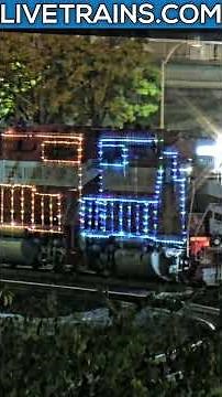 Terminal Railway Brings out LED Decorted Locomotives! #livestream #train #railcam #railroad