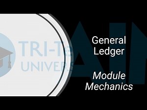General Ledger Overview