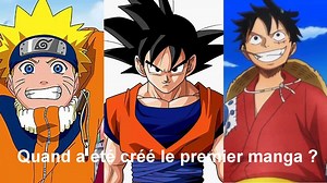 When was the first manga created?