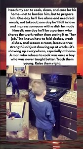 TEACHING BOYS TO SHARE WORK AT HOME