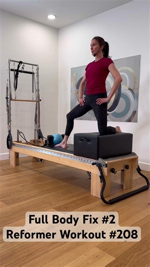 60-min full body Reformer - strength, core, sculpt. 7days free #Pilates #Reformer #FullBody #Workout