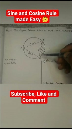 Sine and Cosine Rule made Easy/kcse/GCSE Revision