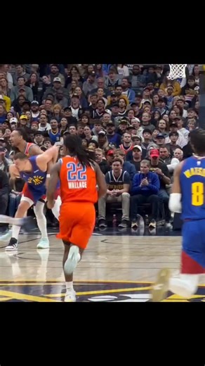 Tuxido on Instagram: "The video shows Jaylin Williams straight-up grabbing and holding Nikola Jokić's arm during a heated Nuggets-Thunder matchup—no whistle, no call. Bro wtf is Williams doing?! He's on THIN ICE right now. DON'T PLAY WITH Jokić LIKE THAT. Nuggets fans are furious, calling it dirty defense and screaming bias from the refs who let OKC get away with this physical stuff all game. Thunder side fires back: Jokić initiated by locking arms first, flopping to draw contact, and we ain't s