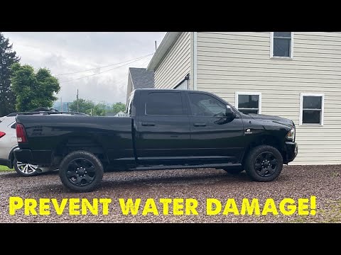 DIY: 4th gen ram roof leak fix! 1500/2500/3500 (prevents water damage!)