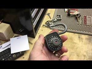 Gougler Keyless padlock manipulation