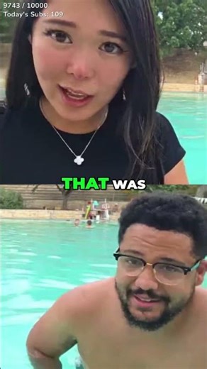 Cold Pool Challenge: Watch Him Conquer the Chill! #shorts