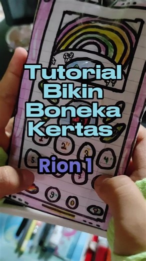Tutorial Membuat Boneka Kertas Jasmine yang Lucu