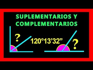 ✅👉 Complementary and Supplementary Angles with Degrees, Minutes, and Seconds