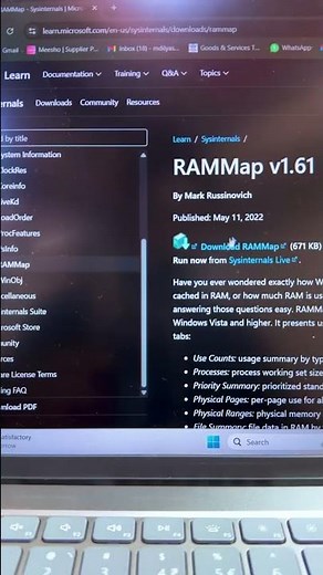 How to clean RAM memory on Windows PC. #tipsandtricks #pcsettings #tech