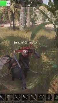 Conan Exiles Catching A Thrall Good Level And Taming