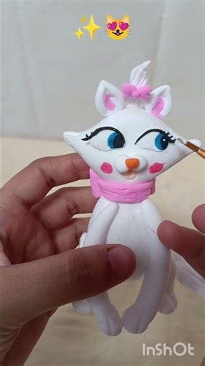 clay cat tutorial amazing art 😍✨#trending #toys #diy