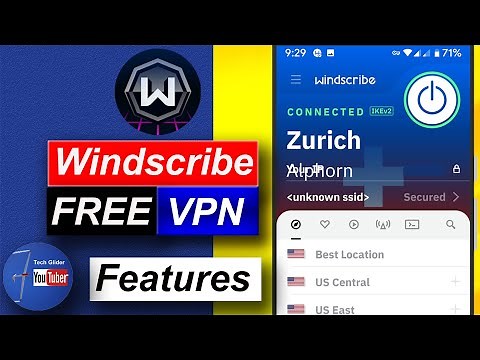 How to use Windscribe Free VPN service. Windscribe vpn app review. Free vpn servers app