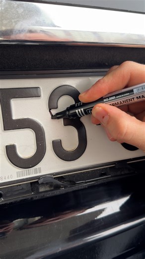 License plate hack for cars 👍 #licenseplate #carideas #autotips | Beamish DIY