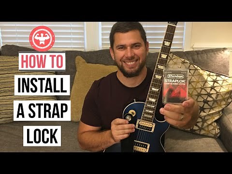 Secure Your Guitar Strap // Install a Dunlop Straplok® Strap Retainer System #howto #diy 🎸
