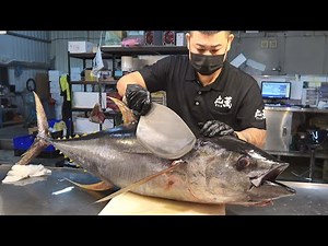 Incredible Tuna Cutting Skills: The Sharpest Knife in Action