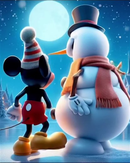 Dancing with a snowball in the middle of the night. #christmas2025 #kids #christmas