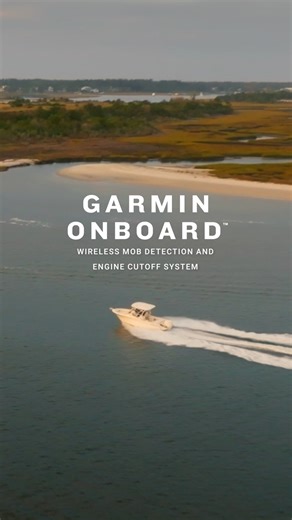 Introducing Garmin OnBoard — the wireless man overboard and engine cutoff system. Tethers? Gone. Wearable wireless tags? Yep! ✅ Wireless MOB tags ✅ Emergency engine cutoff ✅ Audible alarms ✅ Garmin chartplotter integration ❌ A bunch of restricting physical tethers | Garmin Marine