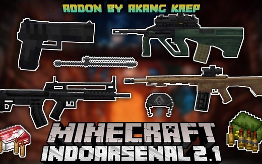 [Addon]可合成3D枪械&蓝图绘制!打造印度尼西亚枪械的秘诀？印尼枪械V2.1汉化(附下载链接)/IndoArsenal Weapon 2.1/