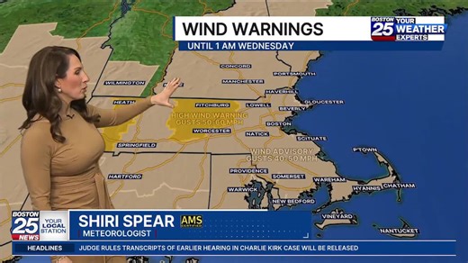 High wind warnings, advisories across Mass. See where 60 mph gusts are expected today