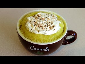 Quick Christmas Eggnog Mug Cake | No Oven Required!