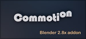 Commotion Addon - Blender 2.8x