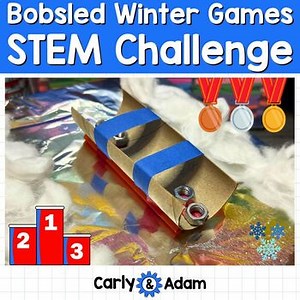 Winter Games Build a Bobsled STEM Activity Project Lesson Plan