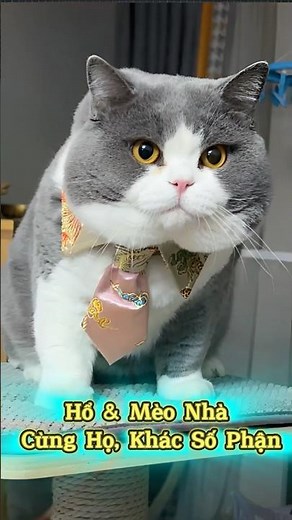Hổ & Mèo Nhà Cùng Họ, Khác Số Phận