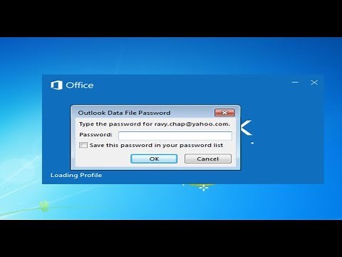 Set password in Outlook email