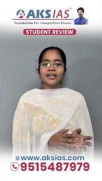 Hear it from our students. Their journey, their words. #iascoaching #upsc #aksias