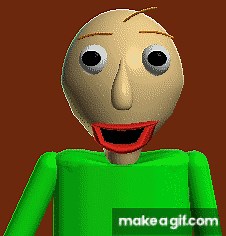 Baldi Talking on Make a GIF