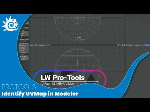 Lightwave 3D ProTools - Identify UVMap in Modeler