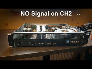 50$ Power Amplifier 16 Transistor - Peavey PV-2600 - Restoration