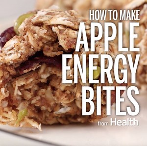 These no-bake apple energy bites are a great on-the-go snack you can make in minutes! Get the recipe: http://trib.al/d30kV7H | Health