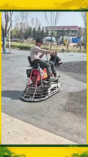 Smooth & Solid Cement Surface! 🏗️✨ #CementWork #DIYConstruction #Concrete #ToolHack #WorkshopTips