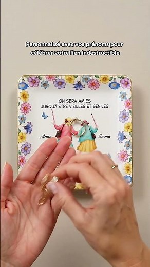 Coupelle À Bijoux "On Sera Meilleures Amies" Personnalisé