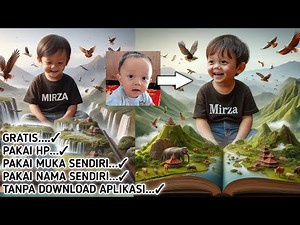 How to edit AI photos of small children into 3D miniature images using AI Bing Image Creator