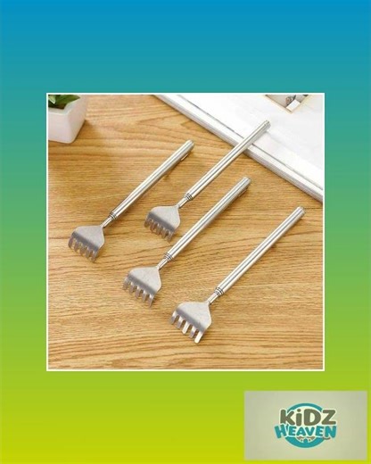 Extendable Back Scratcher Stainless Steel Telescopic Claw Massager